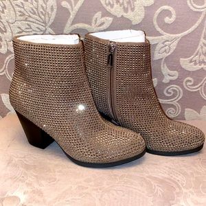 Juicy Couture Women's Sequined Ankle AVORA Booties